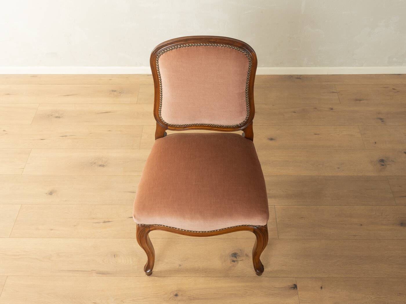 Rococo dining chairs, set of 6, circa 1900, baroque style