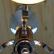 Bauhaus chrome & wood chandelier, 1940