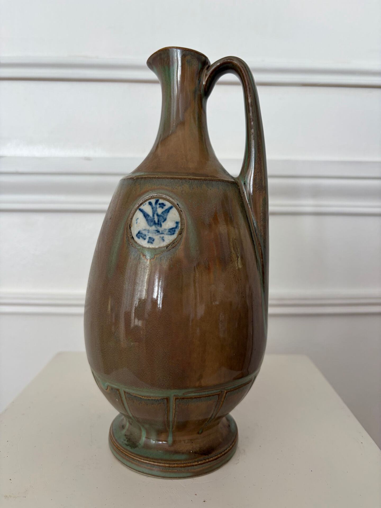 Ceramic jug Doulton Lambeth 1895