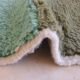 Tapis Monochrome vert et turquoise - 265 x 223 cm