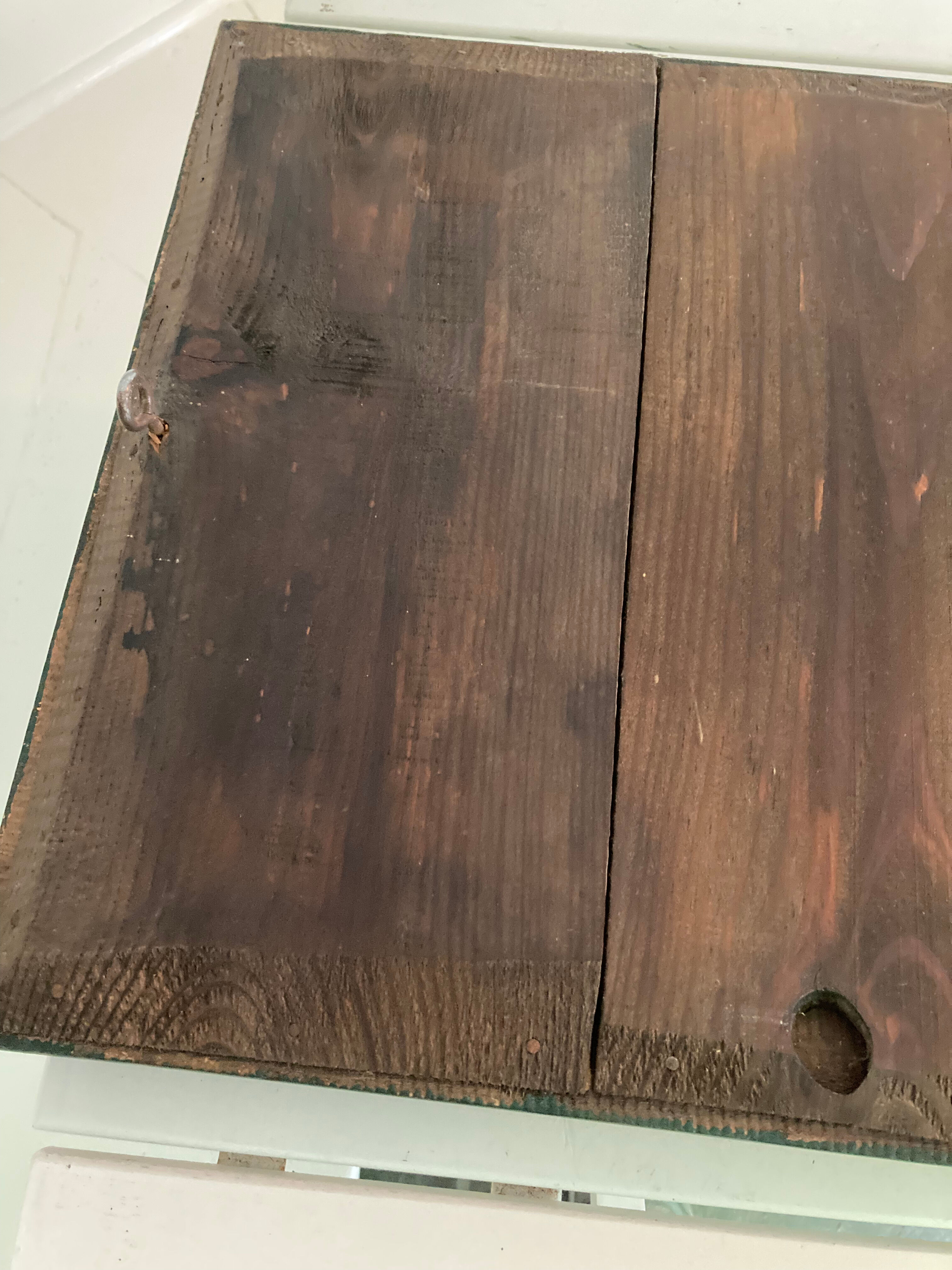 Empire style foot mirror