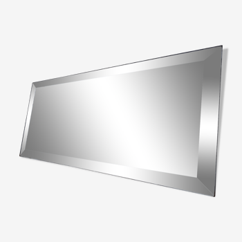 Bevelled mirror 60x27cm