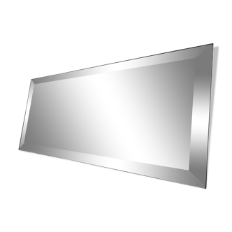 Bevelled mirror 60x27cm