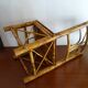 Chaise enfant bambou vintage 1960 H45 cm