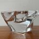 Crystal candlestick from the Tornado vintage series by Jan Johanssen for Orrefors, Sweden.