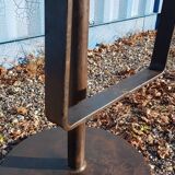 Bar stool design cast iron and wood