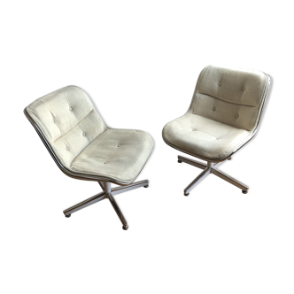 Pair of armchairs by Charles Pollock