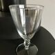 Set of 7 molded glass wine glasses 30-40s