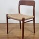 Set of 5 Niels O. Møller Model 75 dining chairs for J.L. Møllers Møbelfabrik