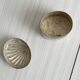 Silver-plated metal catchall with patina