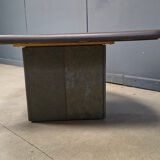 Vintage triangular Kingma style coffee table, 1970s