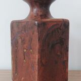 Signed sandstone vase