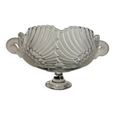 Art Deco molded pressed glass bowl – France 1930