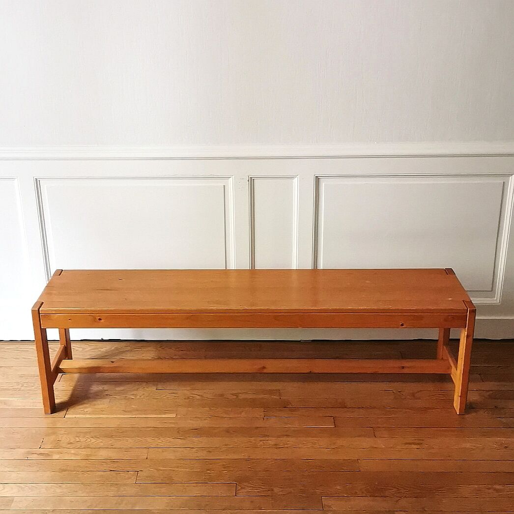 Banc en pin massif