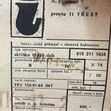 Vintage chest of drawers, Jiroutek for Interier Praha, model U-458, circa 1960