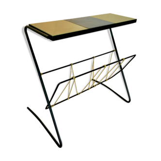 Occasional vintage magazine rack/table