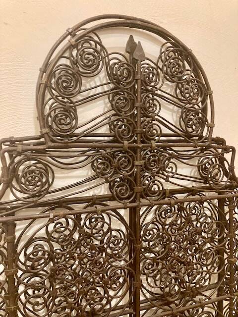 Wrought iron screen