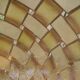 Large vintage pendant lamp in mother-of-pearl and brass