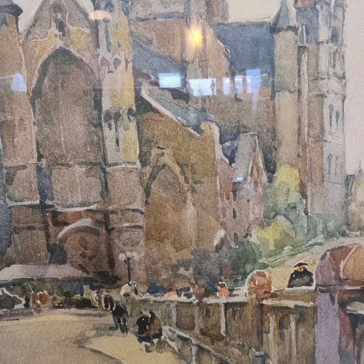 Watercolor By Ghent Nicolas Markovitch, Circa 1930
