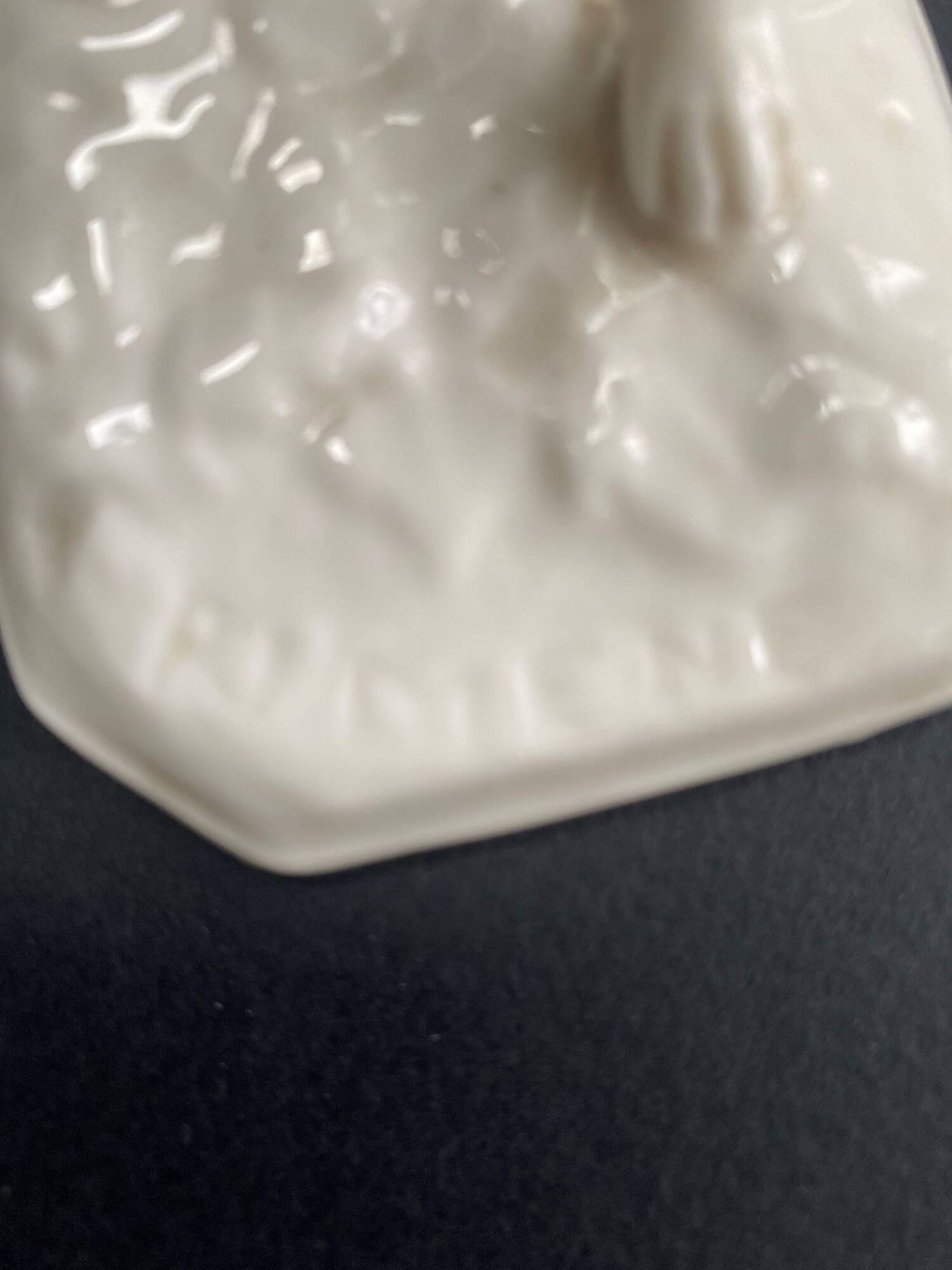 Nymphenburg porcelain greyhound sculpture signed PJ MENE