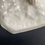 Nymphenburg porcelain greyhound sculpture signed PJ MENE