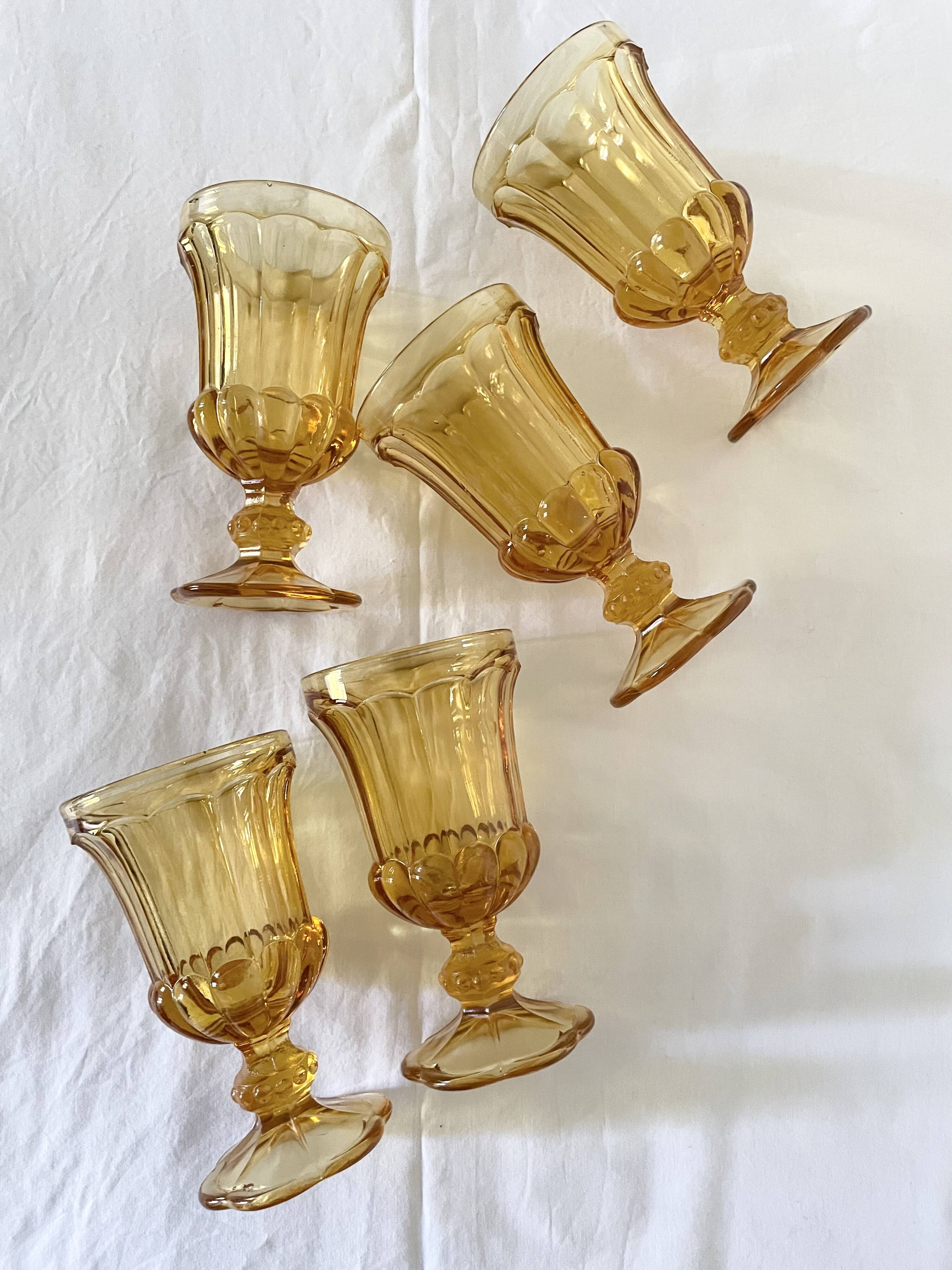 Verres ambrés
