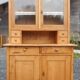 Buffet 2 corps vaisselier en sapin