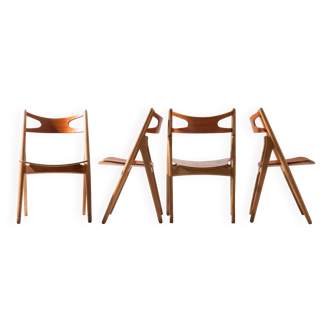 Set Sawbuck Dining Chairs - Hans J. Wegner