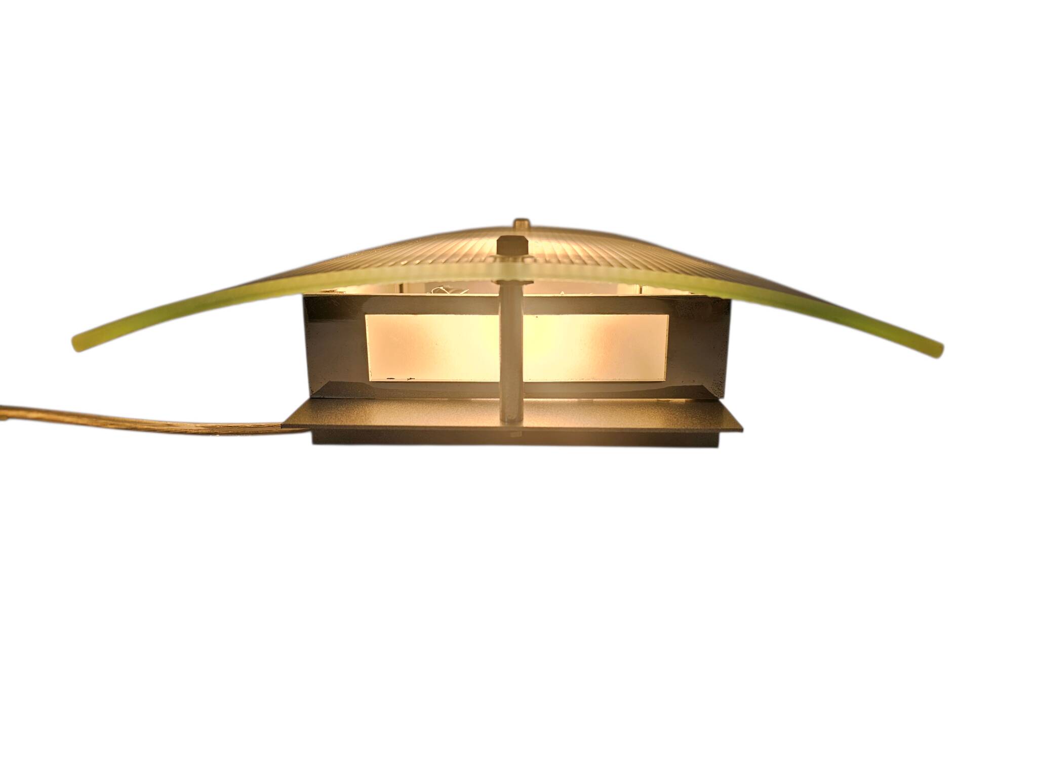 Faladesa & idearte - wall lamp - frosted glass - metal - Spain - 80s