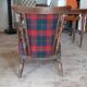 Tartan armchair
