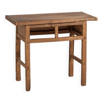 Antique solid wood console (c.1900) #31