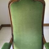Set of 2 Voltaire armchairs 60s
