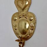 Paire d'appliques suédoises en laiton du milieu du siècle par S. Fong