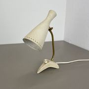Original Modernist beige Metal Table Light by Cosack, Germany, 1960s