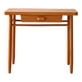 1960s Scandinavian Beechwood Bedside Table