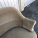 Vintage toad sofa in light taupe velvet