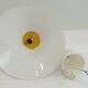 Suspension opaline blanche/vintage