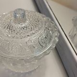 Glass sugar bowl