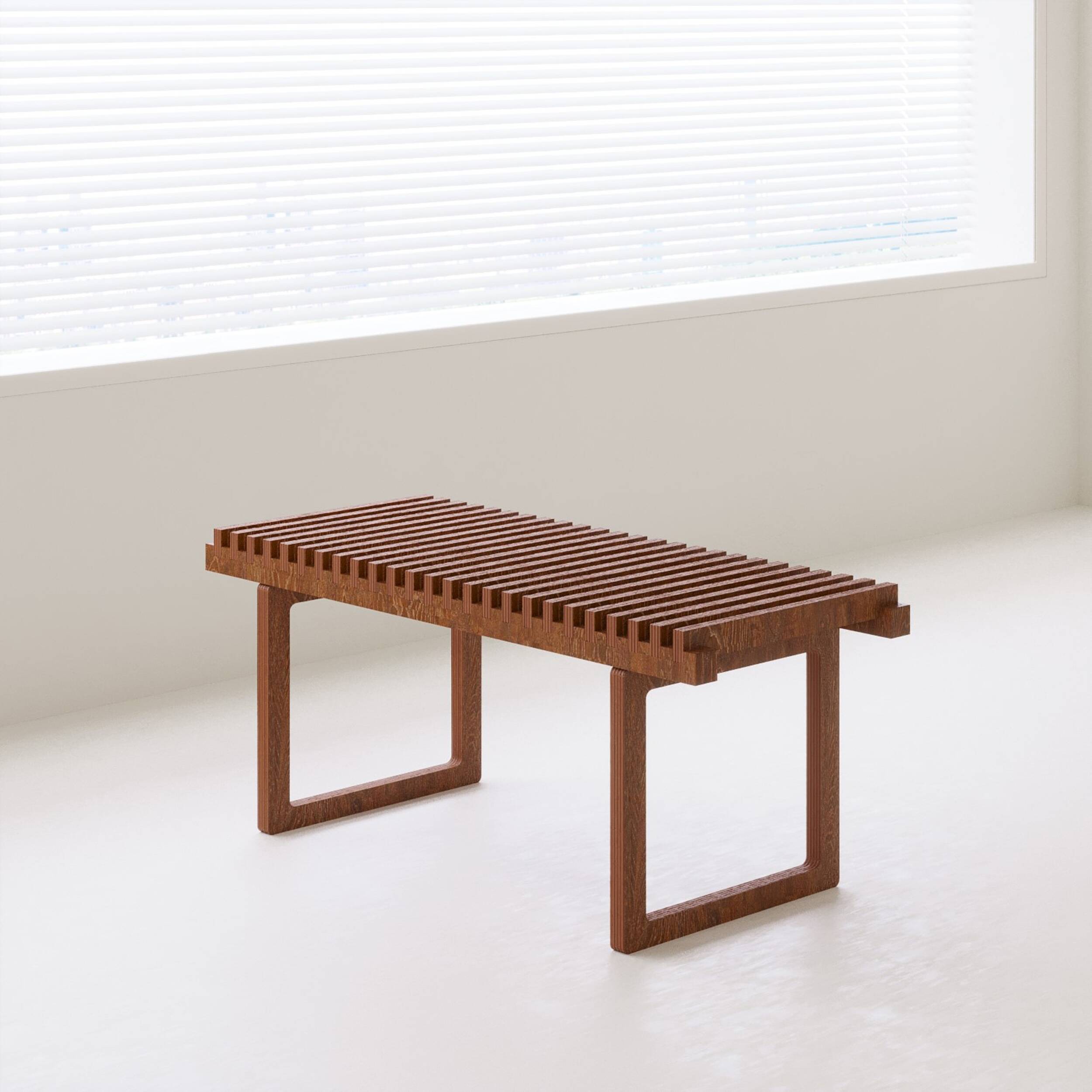 Handmade Contemporary Wood Benches