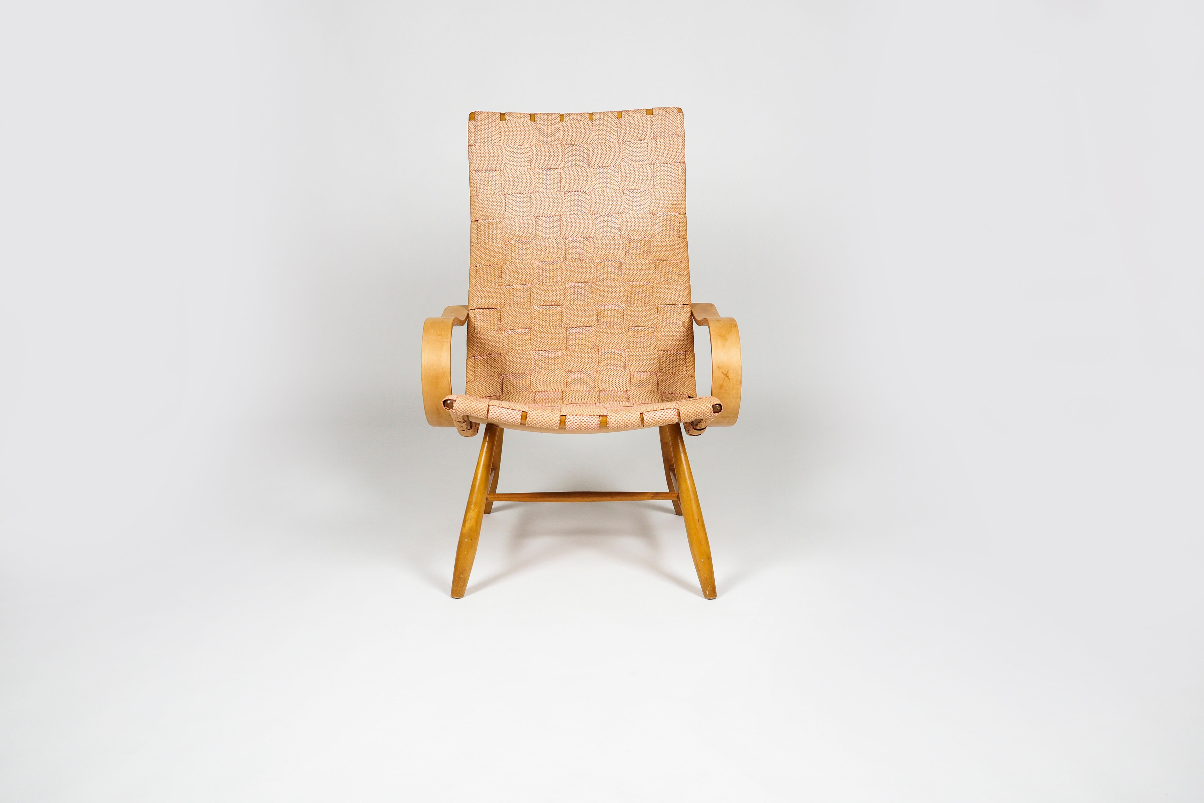 Original armchair from the 1940/40s in birch