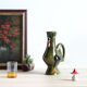 Vintage zoomorphic ceramic rooster pitcher by Poët Laval, Cocorico model, 60s