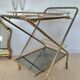 Desserte de bar pliante "Hollywood Regency"-Design Italien