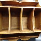 Walnut wall shelf, circa 1920/1930