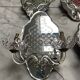 Venetian wall lights with Baccarat crystal mirror.