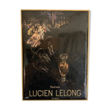 Original advertisement Lucien lelong plasticized iron plate, perfume N