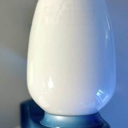 Vintage blue Tovi wall light Mid Century Modern/Space Age opaline scandi