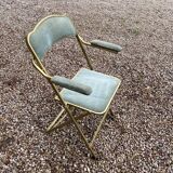 Metal folding chair
