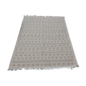 Tapis berbère blanc