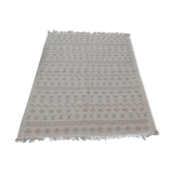 White and grey Berber carpet with Berber motifs 200x150cm
