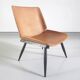 Finnish design leather chair